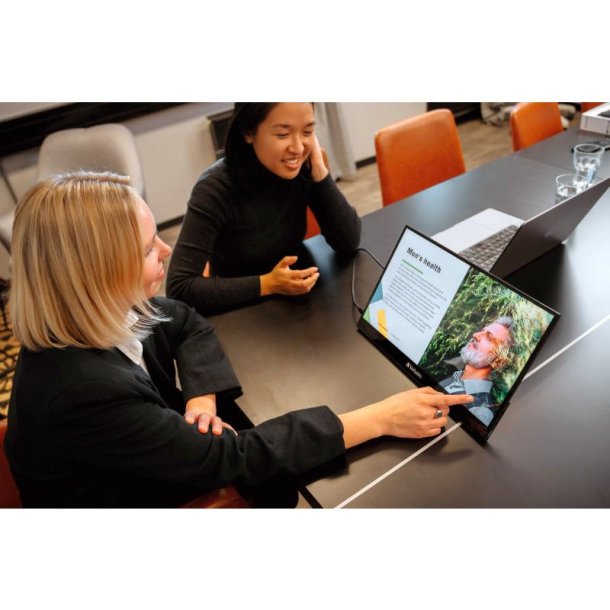 Verbatim 17,3'' brbar Touchskrm - Full HD (1920x1080 pixel) - 1080p - 6 ms - Sort