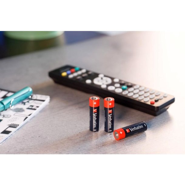 Verbatim Batteri - AA-Batteri - AA-LR6 - Mignon - 1,5V - Pakke med 20 stk.