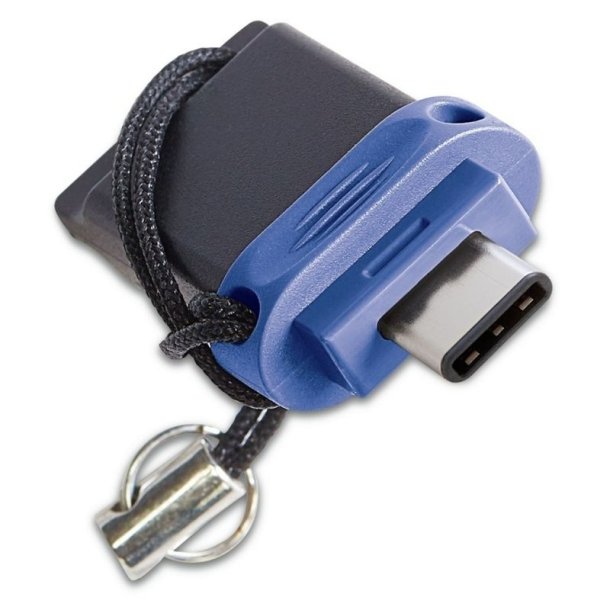 Verbatim Dual Drive - USB 3.0/USB-C - 64GB - sort
