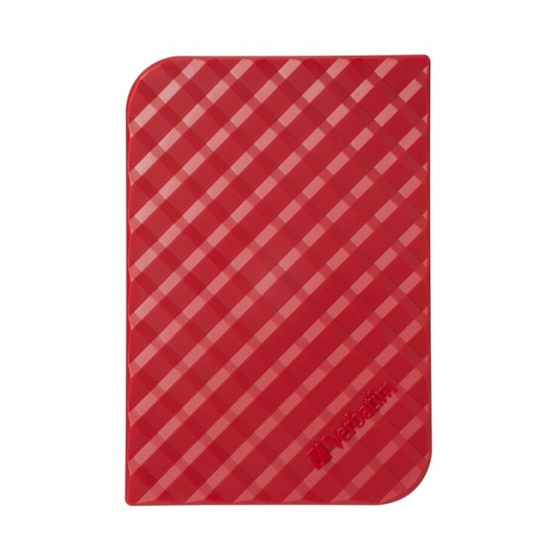 Verbatim - Store 'n' Go USB 3.0 Hard Drive 1TB Red - 1 TB - 5400 RPM - HDD - 8 MB - 4800 Mbit/s - Micro-USB B