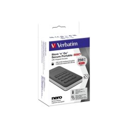 Verbatim Store &acute;N&acute; Go - Portable - SSD - w/Keypad - Access - 256GB - Sort