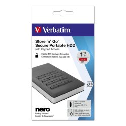 Verbatim Store &acute;N&acute; Go - Secure - Portable - With Keypad - Access USB