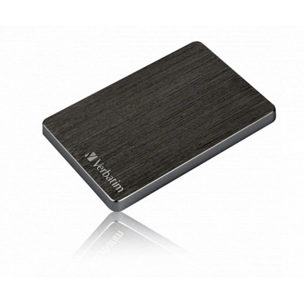 Verbatim Store &acute;N&acute; Go - ALU - Slim - 2.5&#148; Ekstern Hard disk - 1TB - Silver