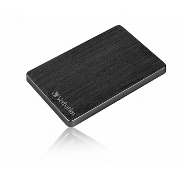 Verbatim Store &acute;N&acute; Go - ALU - Slim - 2.5&#148; Ekstern Hard disk - 2TB - Space - Grey