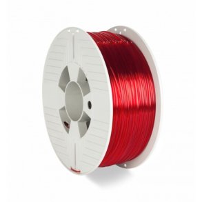 Verbatim Filament - PET-G - 1.75MM - 1KG - r�d - Transparent