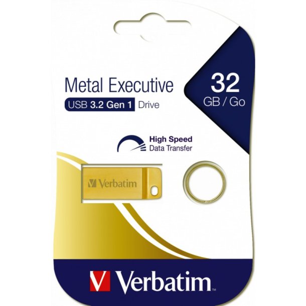 Verbatim USB 3.0 - Metal - Executive - 32GB - Gold