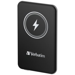 Verbatim Powerbank - Charge 'N' Go Magnetic - Wireless 5000 Black 