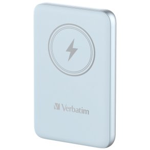 Verbatim Powerbank - Charge 'N' Go Magnetic - Wireless 10000 Blue 