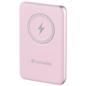 Verbatim Powerbank - Charge 'N' Go Magnetic - Wireless 10000 Pink 