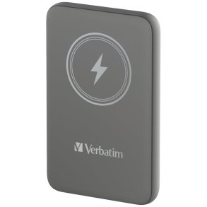 Verbatim Powerbank - Charge 'N' Go Magnetic - Wireless 10000 Grey 