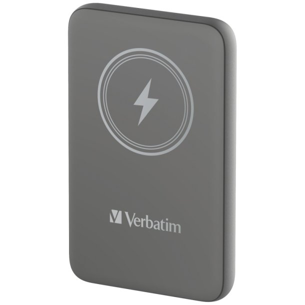 Verbatim Powerbank - Charge 'N' Go Magnetic - Wireless 10000 Grey 