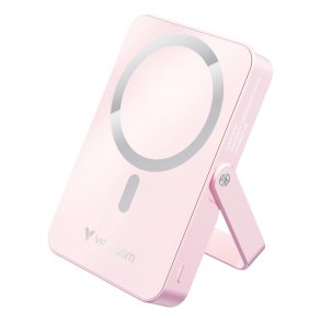 Verbatim Powerbank - Charge 'N' Go med - Stand Magnetic Wireless 10000Mah - Pink 