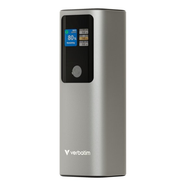 Verbatim Powerbank - Charge 'N' Go - 27000mAh 183W, Grey 
