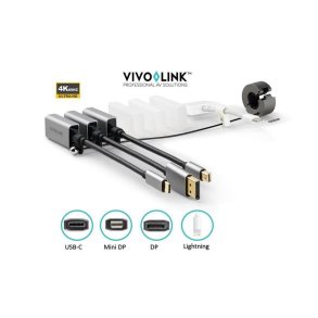 Vivolink - PROADRING13S - HDMI Type A (Standard) - Female - Male - 3840 x 2160 pixels - 18 Gbit/s - Aluminium