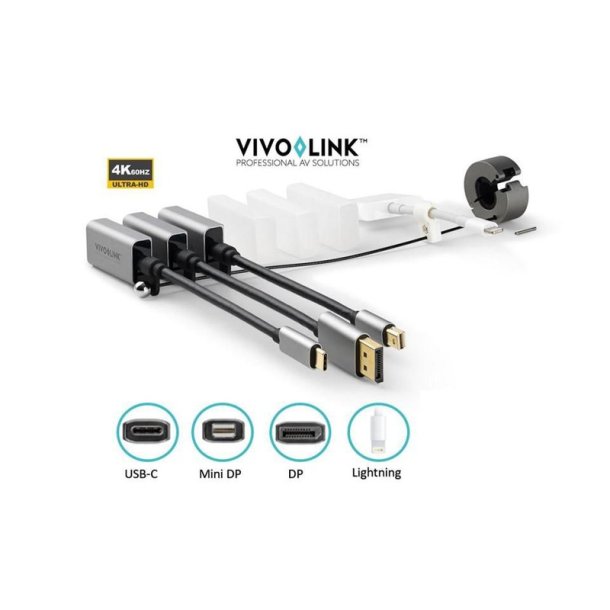 Vivolink - PROADRING13S - HDMI Type A (Standard) - Female - Male - 3840 x 2160 pixels - 18 Gbit/s - Aluminium