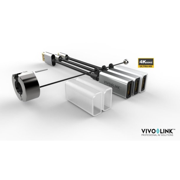 Vivolink - PROADRING7S - Straight - HDMI Type A (Standard) - Female - Male - 2.0b - 2.2