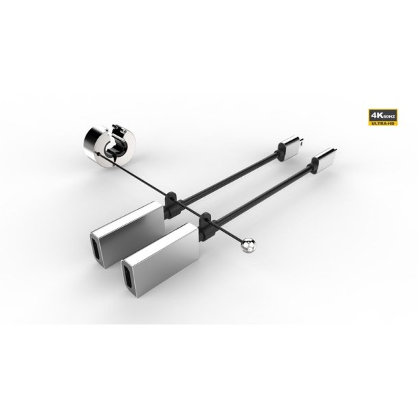 Vivolink - PROADRING8S - Straight - HDMI - Male - Female - 2.0b - 2.2