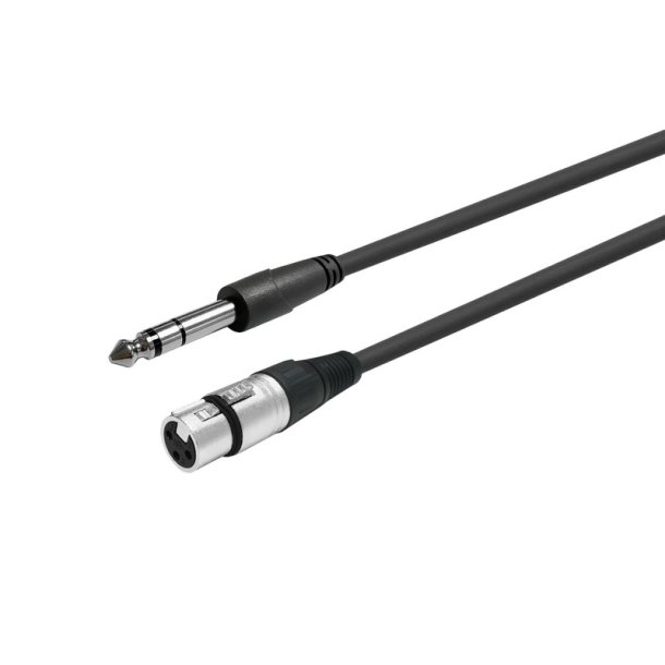 Vivolink - PROAUDXLRFJACKS3 - 3 m - XLR - Female - 6.35mm - Male - Straight
