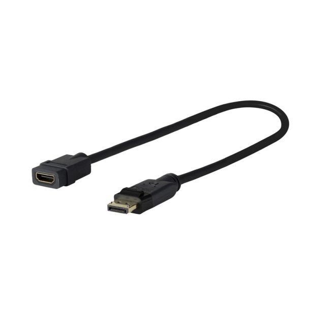 Vivolink - PRODPADAPHDMI - Straight - Gold - 0.2 m - DisplayPort - HDMI - Male