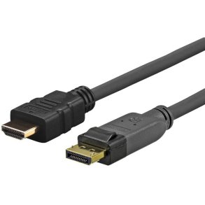Vivolink - PRODPHDMI4K1.5 - Straight - Gold - 1.5 m - DisplayPort - HDMI - Male