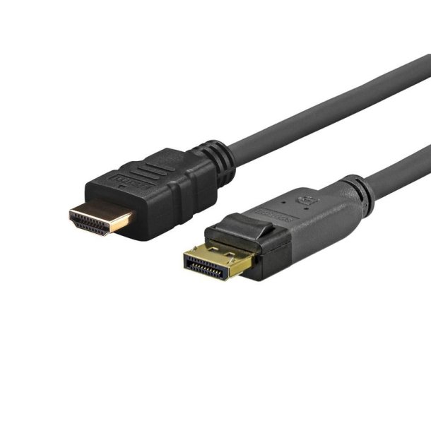 Vivolink - PRODPHDMI4K3 - Straight - Gold - 3 m - DisplayPort - HDMI - Male