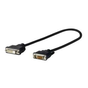 Vivolink - PRODVIADAPDVI - 0.2 m - DVI-D - Male - Female - 24+1 - Black