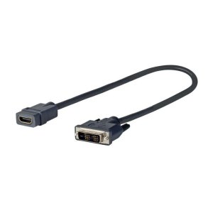 Vivolink - PRODVIADAPHDMI - Straight - Gold - 0.2 m - DVI-D - HDMI - Male