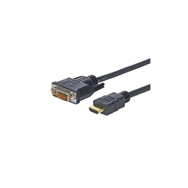 Vivolink - PROHDMIDVI3 - Straight - Gold - 3 m - HDMI Type A (Standard) - DVI-D - Male