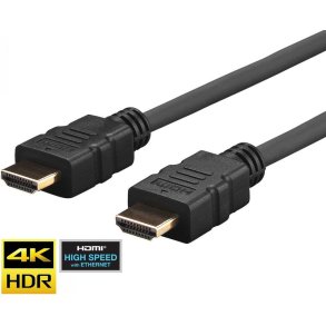 Vivolink - Pro HDMI Cable 10m Ultra Flexible HDMI 2.0b 4K - 2K - 10 m - Male - Straight - Black - 2.0 - 1920 x 1080 (HD 