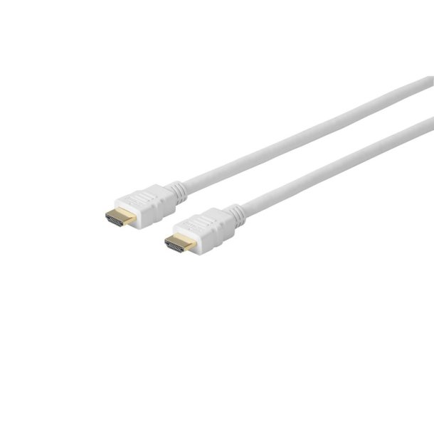 Vivolink - Pro HDMI Cable White 1m Ultra Flexible - 1 m - HDMI Type A (Standard) - Male - Straight - White - 2.0