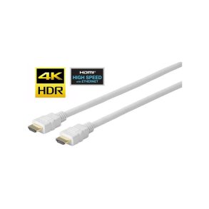 Vivolink - Pro HDMI Cable White 7.5m Ultra Flexible - 7.5 m - HDMI Type A (Standard) - Male - Straight - White - 2.0