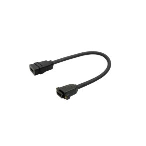 Vivolink - Pro HDMI Cable F/F for wallplate - 0.25 m - Female - Straight - Black - 2.0 - 4096 x 2160