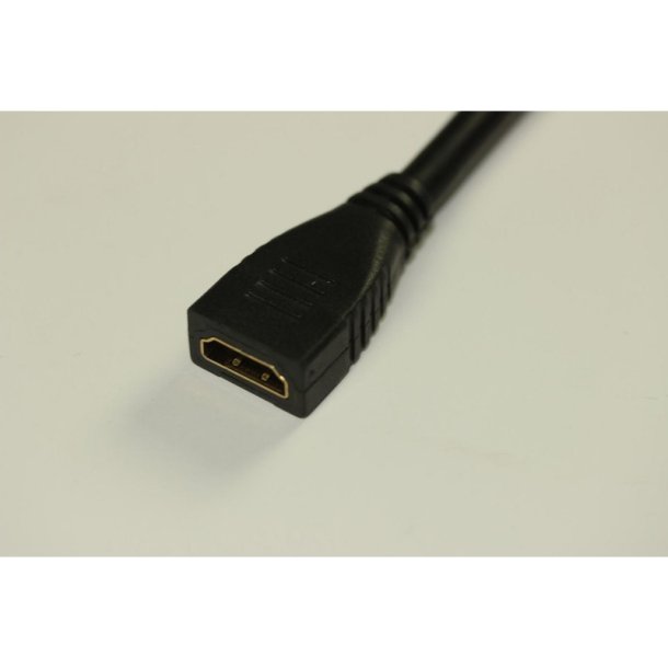 Vivolink - Pro HDMI Cable F/F for wallplate - 0.25 m - Female - Straight - Black - 2.0 - 4096 x 2160