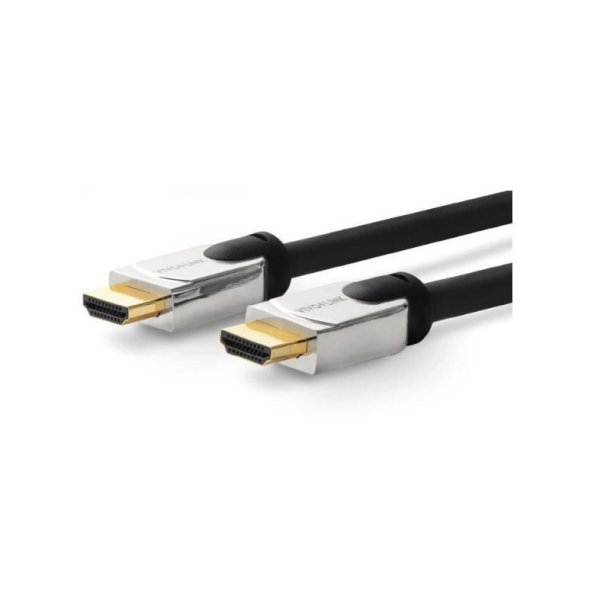 Vivolink - PRO HDMI CABLE METAL HEAD HDMI 2.0 4K - 0.5 m - Male - Straight - Black - 2.0 - 3840 x 2160