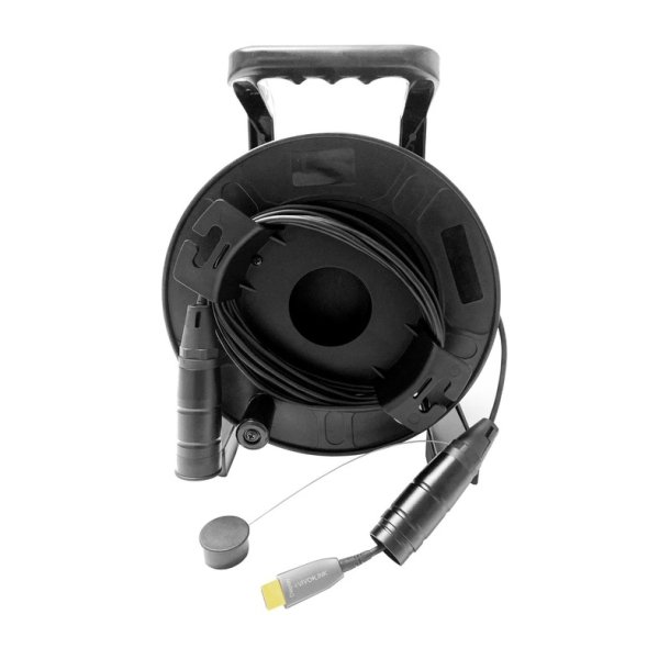 Vivolink - PROHDMIOP100-DRUM - 100 m - HDMI Type A (Standard) - Male - Straight - Black - 2.0