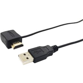 Vivolink - HDMI DC Power injector - 1 m - Male - Female - Straight - Black - 2.0