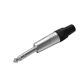 Vivolink - PROJACK6.3S - 6.35mm - Male - Straight - Nickel - Black - Copper