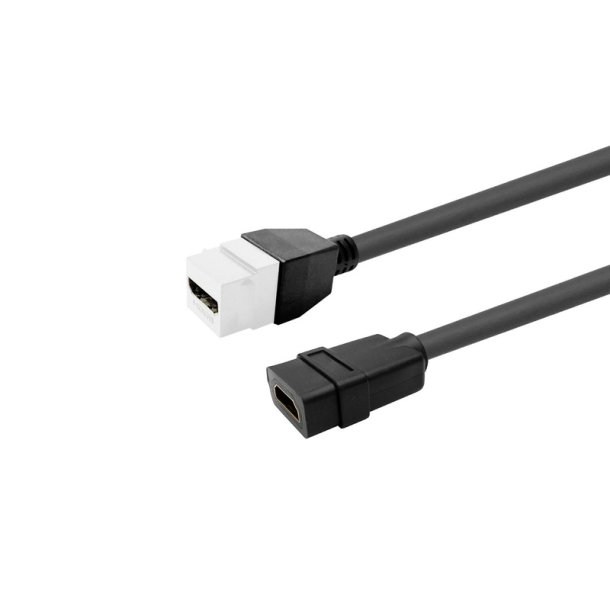 Vivolink - PROKEYHDMIFF0.2W - 0.2 m - HDMI Type A (Standard) - Female - Male - Straight - Black