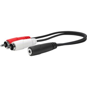 Vivolink - PROMJFRCAM0.2 - 0.2 m - 3.5mm - Female - 2 x RCA - Male - Straight