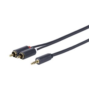 Vivolink - PROMJRCA2 - 2 m - 3.5mm - Male - 2 x RCA - Straight - Gold