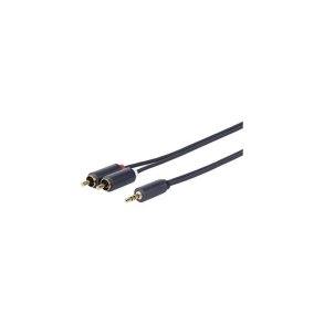 Vivolink - PROMJRCA5 - 5 m - 3.5mm - Male - 2 x RCA - Straight - Gold