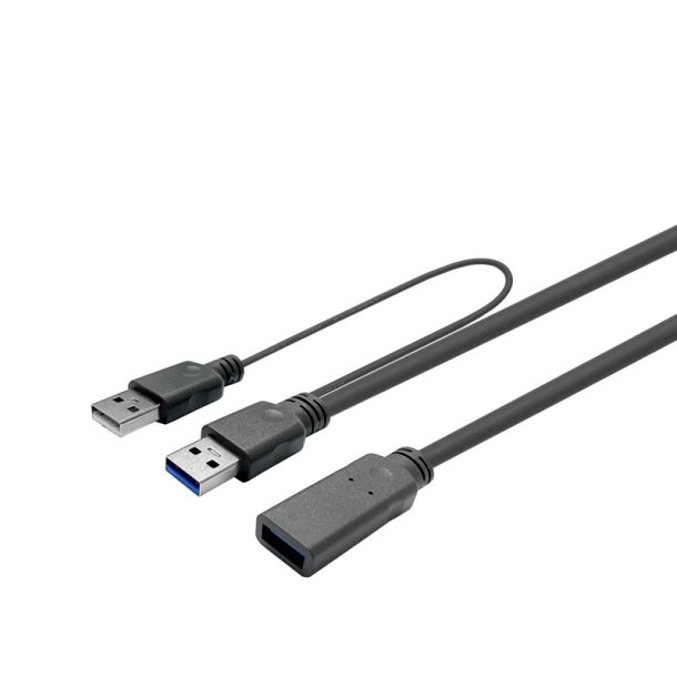 Vivolink - PROUSB3AAF7C - USB 3.2 Gen 1 (3.1 Gen 1) - USB A - Male - Female - Straight - Black