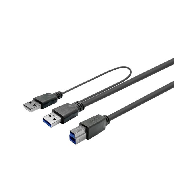 Vivolink - PROUSB3AB5C-DUAL - USB 3.2 Gen 1 (3.1 Gen 1) - USB A - USB B - Male - Straight - Black