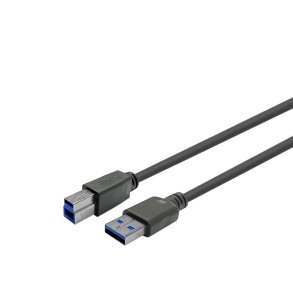 Vivolink - PROUSB3AB7C - USB 3.2 Gen 1 (3.1 Gen 1) - USB A - USB B - Male - Straight - Black