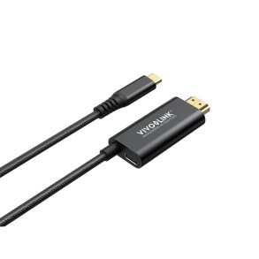 Vivolink - PROUSBCHDMIMM2-CHARGE - USB 3.2 Gen 1 (3.1 Gen 1) - USB C - Male - Straight - Nylon/Polyvinyl Chloride (PVC) 