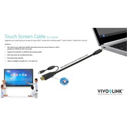 Vivolink - PROUSBCHDMIUSBB5 - USB 3.2 Gen 1 (3.1 Gen 1) - USB C - Male - Straight - Plastic - 5000 Mbit/s