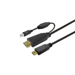 Vivolink - PROUSBCHDMIUSBB7.5 - USB 3.2 Gen 1 (3.1 Gen 1) - USB C - Male - Straight - Plastic - 5000 Mbit/s