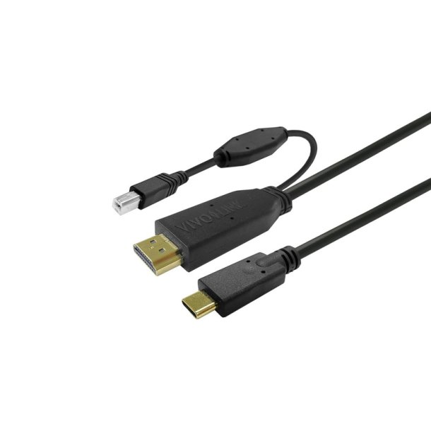 Vivolink - PROUSBCHDMIUSBB7.5 - USB 3.2 Gen 1 (3.1 Gen 1) - USB C - Male - Straight - Plastic - 5000 Mbit/s