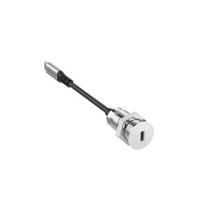 Vivolink - PROUSBCMF0.3SOCKET-W - USB 3.2 Gen 2 (3.1 Gen 2) - USB C - Male - Female - Straight - 24