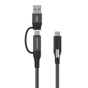 Vivolink - PROUSBCMM1.5ADP - USB 3.2 Gen 2 (3.1 Gen 2) - USB C - USB A/USB C - Male - Straight - 24